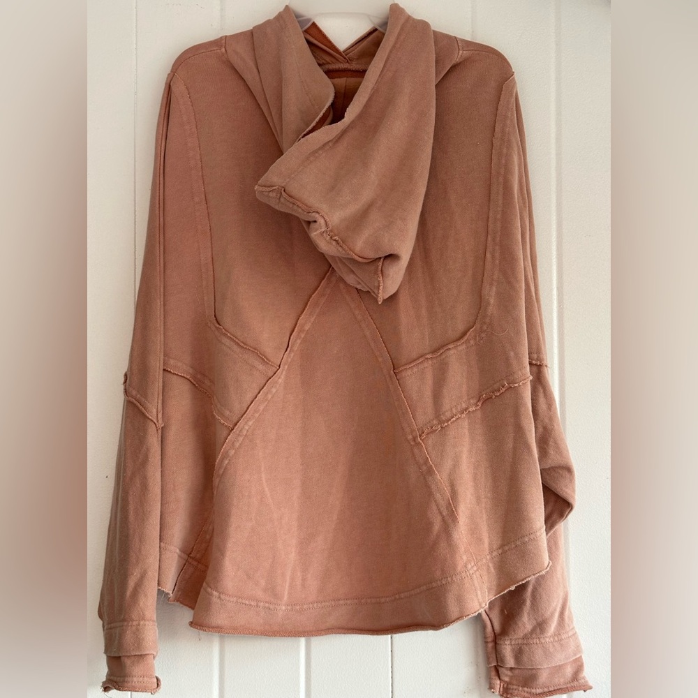 Chelsea and Violet Coordinating Oversized Puff Sleeve Hoodie Size Large - Picture 2 of 5